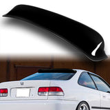 Rear Window Roof Visor Wing Spoiler For 1996 - 2000 Honda Civic 2DR / Coupe -Black ABS