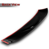 Rear Window Roof Visor Wing Spoiler For 2001 - 2005 Honda Civic 4DR / Sedan -Black ABS