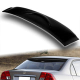 Rear Window Roof Visor Wing Spoiler For 2001 - 2005 Honda Civic 4DR / Sedan -Black ABS