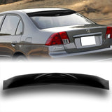 Rear Window Roof Visor Wing Spoiler For 2001 - 2005 Honda Civic 4DR / Sedan -Black ABS