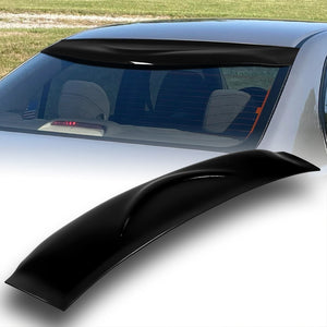 Rear Window Roof Visor Wing Spoiler For 2001 - 2005 Honda Civic 4DR / Sedan -Black ABS