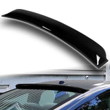 Rear Window Roof Visor Wing Spoiler For 2012 - 2015 Honda Civic 2DR / Coupe -Black ABS