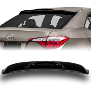 Rear Window Roof Visor Wing Spoiler For 2014-2018 Toyota Corolla -Black Acrylic