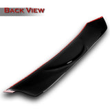 Rear Window Roof Visor Wing Spoiler For 1997 - 2001 Honda Prelude -Black Acrylic