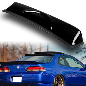 Rear Window Roof Visor Wing Spoiler For 1997 - 2001 Honda Prelude -Black Acrylic