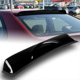 Rear Window Roof Visor Wing Spoiler For 1997 - 2001 Honda Prelude -Black Acrylic