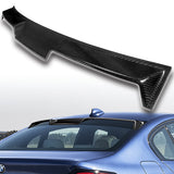 V-Style Rear Window Roof Visor Wing Spoiler For 2017-2023 BMW G30 5-Series 4-DR / Sedan -Real Carbon Fiber