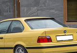 JDM VIP-Style Rear Window Roof Visor Wing Spoiler For 1992-1998 BMW E36 3-Series 2-DR / Coupe -Real Carbon Fiber