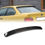 JDM VIP-Style Rear Window Roof Visor Wing Spoiler For 1992-1998 BMW E36 3-Series 2-DR / Coupe -Real Carbon Fiber