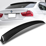 Rear Window Roof Visor Wing Spoiler For 2005-2011 BMW E90 3-Series 4-DR / Sedan -Real Carbon Fiber