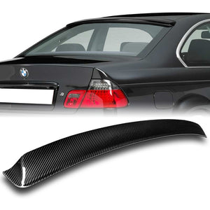 Rear Window Roof Visor Wing Spoiler For 1999-2005 BMW M3 3-Series 2-DR / Coupe -Real Carbon Fiber