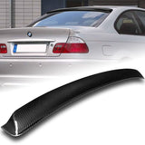 Rear Window Roof Visor Wing Spoiler For 1999-2005 BMW M3 3-Series 2-DR / Coupe -Real Carbon Fiber