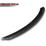 Rear Window Roof Visor Wing Spoiler For 1999-2005 BMW E46 3-Series 4-DR / Sedan -Real Carbon Fiber