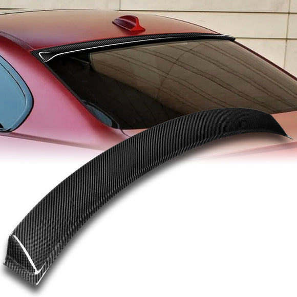 Rear Window Roof Visor Wing Spoiler For 2007-2013 BMW E92 3-Series 2-DR / Coupe -Real Carbon Fiber