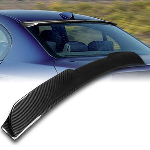 Rear Window Roof Visor Wing Spoiler For 2004-2010 BMW E60 5-Series 4-DR / Sedan -Real Carbon Fiber