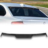 V-Style Rear Window Roof Visor Wing Spoiler For 2014-2021 BMW F22 F87 2-Series 2-DR / Coupe -Real Carbon Fiber