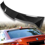 V-Style Rear Window Roof Visor Wing Spoiler For 2008-2013 BMW E82 1-Series 2-DR / Coupe -Real Carbon Fiber