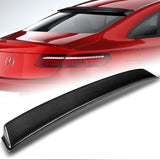 STP-Style Rear Window Roof Visor Wing Spoiler For 2018-2021 Mercedes-Benz W238 E-Class 2-DR / Coupe -Real Carbon Fiber