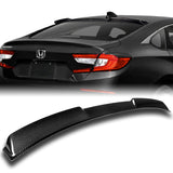 STP-Style Rear Window Roof Visor Wing Spoiler For 2018-2022 Honda Accord 4-DR / Sedan -Real Carbon Fiber