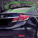 Rear Window Roof Visor Wing Spoiler For 2006-2015 Honda Civic 4-DR / Sedan -Real Carbon Fiber