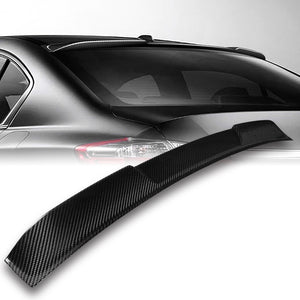 Rear Window Roof Visor Wing Spoiler For 2013-2017 Honda Accord 4-DR / Sedan -Real Carbon Fiber