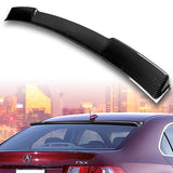 V-Style Rear Window Roof Visor Wing Spoiler For 2009 - 2014 Acura TSX -Real Carbon Fiber