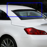 Rear Window Roof Visor Wing Spoiler For 2008 - 2013 Infiniti G37 2-DR / Coupe -Real Carbon Fiber