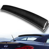 Rear Window Roof Visor Wing Spoiler For 2008 - 2013 Infiniti G37 2-DR / Coupe -Real Carbon Fiber