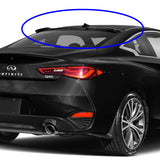 STP-Style Rear Window Roof Visor Wing Spoiler For 2017 - 2022 Infiniti Q60 2-DR / Coupe -Real Carbon Fiber