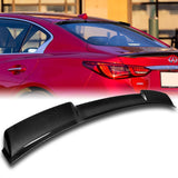 Rear Window Roof Visor Wing Spoiler For 2014 - 2021 Infiniti Q50 -Real Carbon Fiber