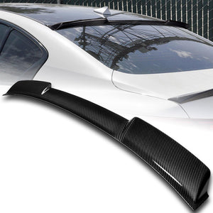 Rear Window Roof Visor Wing Spoiler For 2014 - 2021 Infiniti Q50 -Real Carbon Fiber