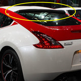 Rear Window Roof Visor Wing Spoiler For 2009 - 2020 Nissan 370Z -Real Carbon Fiber