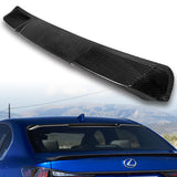 V-Style Rear Window Roof Visor Wing Spoiler For 2013-2020 Lexus GS300 GS350 GSF -Real Carbon Fiber