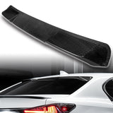 V-Style Rear Window Roof Visor Wing Spoiler For 2013-2020 Lexus GS300 GS350 GSF -Real Carbon Fiber