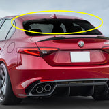 Rear Window Roof Visor Wing Spoiler For 2017 - 2023 Alfa Romeo Giulia VIP -Real Carbon Fiber