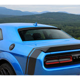 Rear Window Roof Visor Wing Spoiler For 2008 - 2023 Dodge Challenger -Real Carbon Fiber