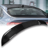 V-Style Rear Window Roof Visor Wing Spoiler For 2021 - 2024 Kia K5 Sedan -Real Carbon Fiber