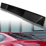 Rear Window Roof Visor Wing Spoiler For 2010 - 2016 Hyundai Genesis Coupe -Real Carbon Fiber