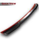 Rear Window Roof Visor Wing Spoiler For 2016 - 2018 Chevrolet Camaro Coupe -Real Carbon Fiber