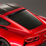 Rear Window Roof Visor Wing Spoiler For 2014 - 2019 Chevrolet Corvette Coupe -Real Carbon Fiber