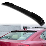 W-Power ABS VIP-Style Rear Widow Roof Visor Wing Spoiler For 2006-2013 Lexus IS250 IS350 IS-F Sedan -Pearl Black