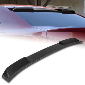 W-Power ABS VIP-Style Rear Widow Roof Visor Wing Spoiler For 2006-2013 Lexus IS250 IS350 IS-F Sedan -Carbon Fiber Look