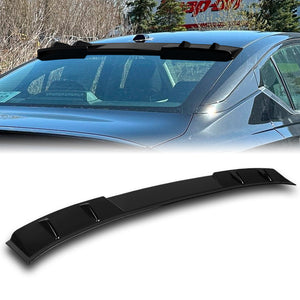 W-Power ABS VIP-Style Rear Widow Roof Visor Wing Spoiler For 2019-2024 Nissan Altima -Pearl Black