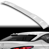 W-Power ABS VIP-Style Rear Widow Roof Visor Wing Spoiler For 2019-2024 Nissan Altima -Pearl White