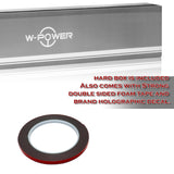 W-Power ABS VIP-Style Rear Widow Roof Visor Wing Spoiler For 2014-2020 Lexus IS300 IS350 -Pearl Black