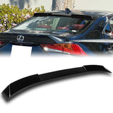 W-Power ABS VIP-Style Rear Widow Roof Visor Wing Spoiler For 2014-2020 Lexus IS300 IS350 -Pearl Black