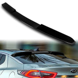 W-Power ABS VIP-Style Rear Widow Roof Visor Wing Spoiler For 2011 - 2015 Kia Optima -Pearl Black