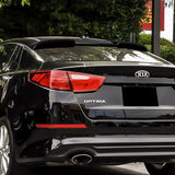 W-Power ABS VIP-Style Rear Widow Roof Visor Wing Spoiler For 2011 - 2015 Kia Optima -Pearl Black