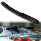 W-Power ABS VIP-Style Rear Widow Roof Visor Wing Spoiler For 2011 - 2015 Kia Optima -Carbon Fiber Look