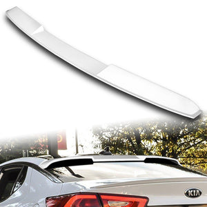 W-Power ABS VIP-Style Rear Widow Roof Visor Wing Spoiler For 2011 - 2015 Kia Optima -Pearl White